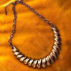Gold Costume Collar Herringbone Chain